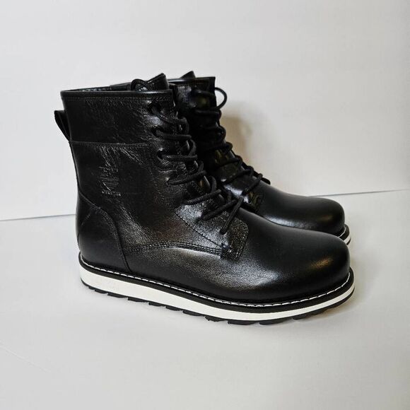 Royal Canadian men\'s black leather boots. Size 9. NWOB main image 3